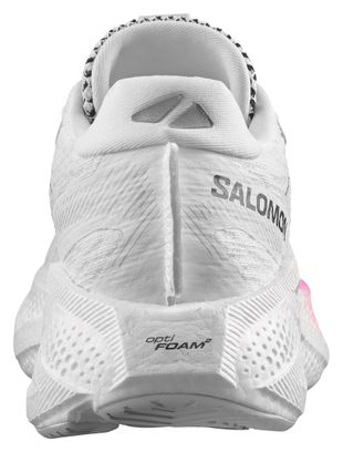 Salomon Aero Glide 4 Laufschuhe Weiß/Rosa Damen