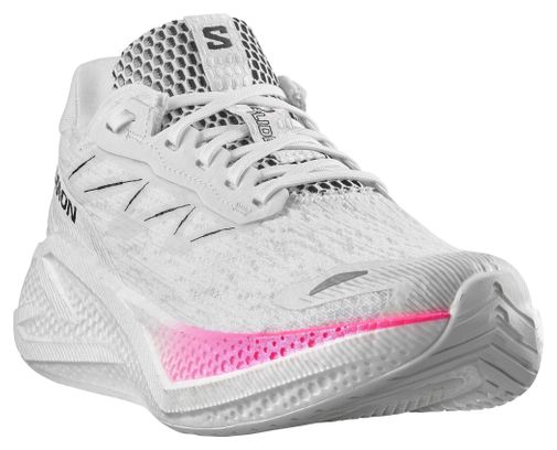 Salomon Aero Glide 4 Laufschuhe Weiß/Rosa Damen