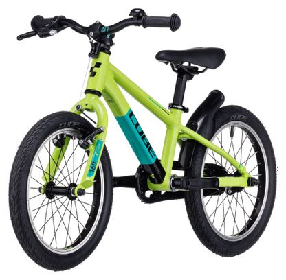 VTT Enfant Cube Cubie 160 RT Single Speed 16'' Vert 2023 3 - 5 Ans