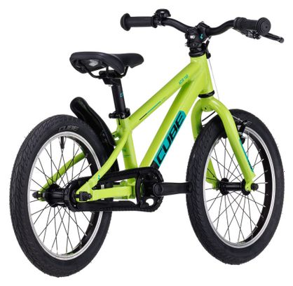 Cube Cubie 160 RT BTT Infantil Monovelocidad 16'' Verde 2023 3 - 5 Años