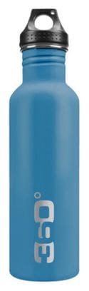 360 ° Grad rostfreie isolierte Wasserflasche 750 ml / blau