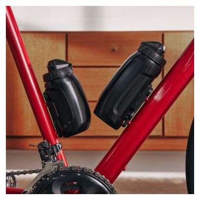 Twist bottle 450 with bike base black on black