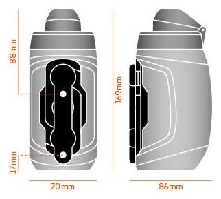 Fidlock Twist 450 ml bottle Black + Bike Base mount | Alltricks.com