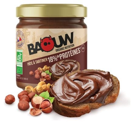 Crema proteica biologica Baouw alle nocciole e al cacao 200g