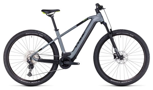 Cube Reaction Hybrid Pro 500 MTB rígida eléctrica Shimano Deore 11S 500 Wh 29'' Gris Flash 2023