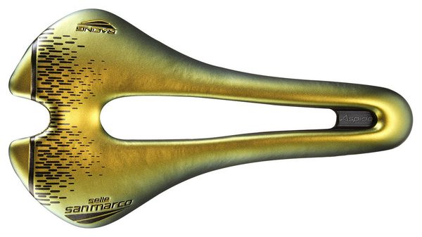 Sillín Selle San Marco Aspide Short Racing Iridescent Gold