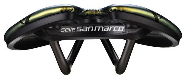 Selle San Marco Aspide Short Racing Sattel Iridescent Gold