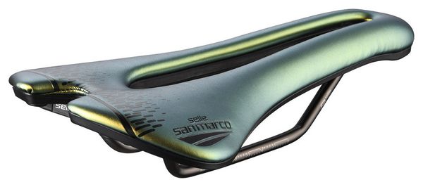 Selle San Marco Aspide Short Racing Sattel Iridescent Gold