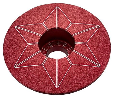 Supacaz Star Capz Red (anodizado)