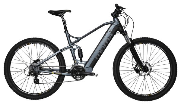 Produit Reconditionne VTT Electrique Tout Suspendu Moma E MTB 29 Shimano Altus 8V Gris Alltricks