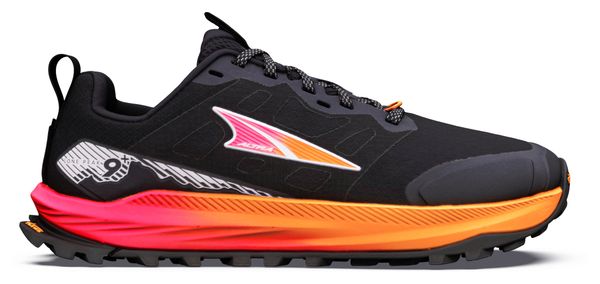 Altra Lone Peak 9+ Women's Trail Running Shoes - Black/Orange/Pink