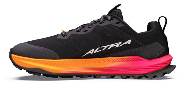 Altra Lone Peak 9+ Women's Trail Running Shoes - Black/Orange/Pink