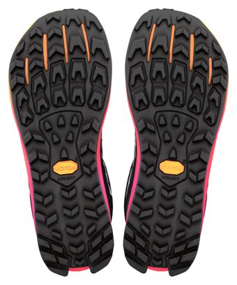 Altra Lone Peak 9+ Women's Trail Running Shoes - Black/Orange/Pink
