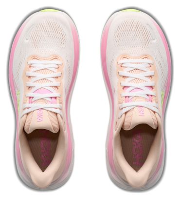 Zapatillas de running Hoka Clifton 11 blancas/rosa para mujer