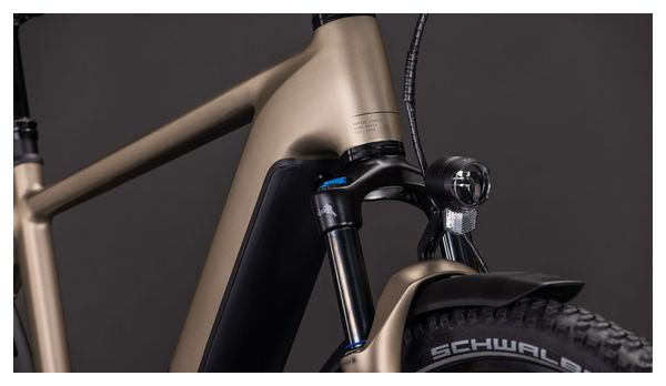 Cube Nuride Hybrid Pro 800 Electric Trekking Bike Shimano Deore/Deore XT 12S 800 Wh 29'' Flash Stone Beige 2026