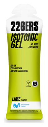 Gel isotonique 226ERS Isotonic Citron Vert 68g