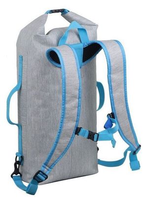 Sac à dos étanche urbain 20L TPU gris turquoise Zulupack
