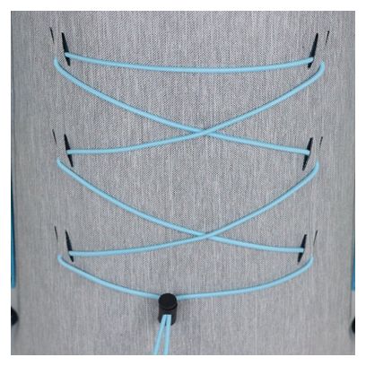 Sac à dos étanche urbain 20L TPU gris turquoise Zulupack