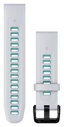 Garmin QuickFit 20 mm Silicone Wristband Whitestone Aqua Blue