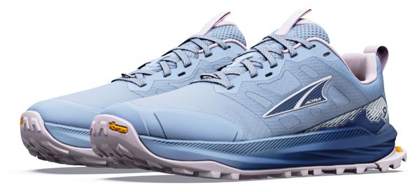 Scarpe da trail Altra Lone Peak 9+ blu/rosa da donna