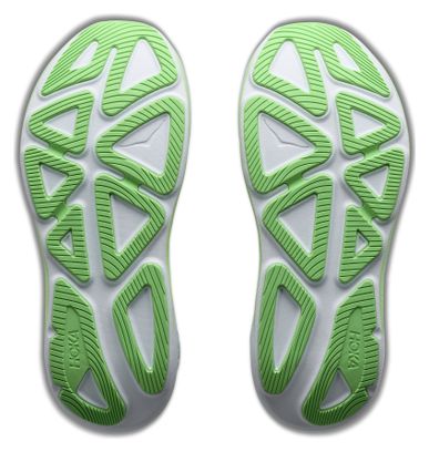 Hoka Clifton Pro Large Laufschuhe, grau/blau/grün, für Damen