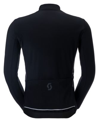 Maillot de manga larga Scott RC Pro Warm Windbreaker negro para hombre