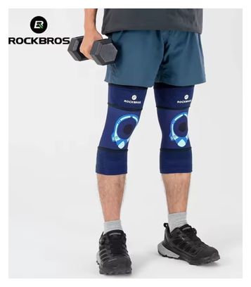 Shockproof cycling knee pads black ROCKBROS