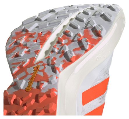 adidas Terrex Agravic Speed Ultra Wit Oranje Herenschoenen