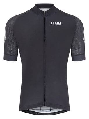 Maillot de cyclisme femme essentiel à manches courtes - Noir