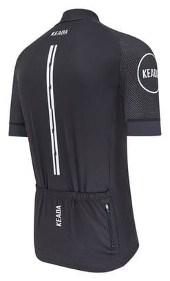 Maillot de cyclisme femme essentiel à manches courtes - Noir