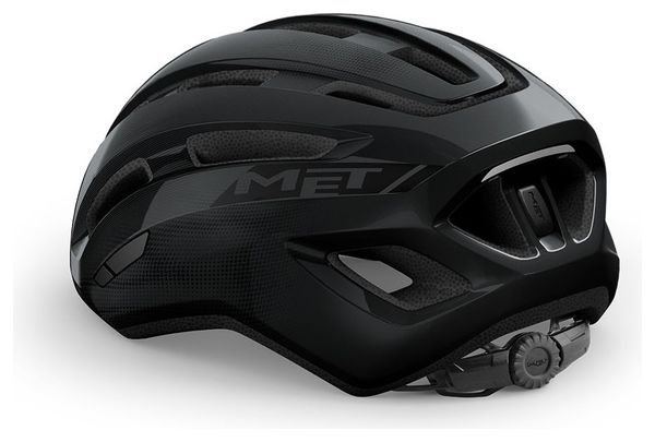 Casque Route Met Miles Noir Brillant