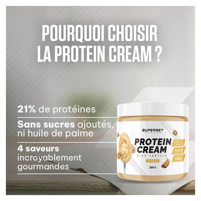 Protein Cream (250g) - Superset Nutrition - Chocotella - Pâtes à Tartiner Protéinées