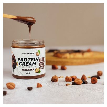Protein Cream (250g) - Superset Nutrition - Chocotella - Pâtes à Tartiner Protéinées