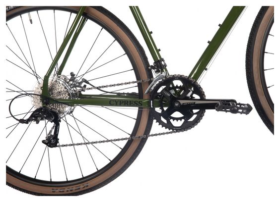 Fluid Cypress Expert Gravel Bike Sram Apex 10S 700 mm Green 2021