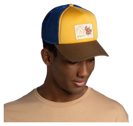 Cappellino Buff Trucker giallo/blu