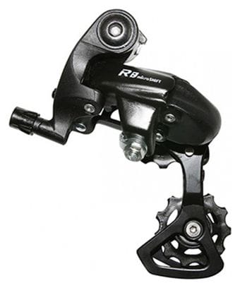 Derailleur route arriere microshift 8-9v. petite chape a vis (compatible Shimano)