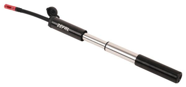 Zefal Gravel Mini-Pumpe 5,5 bar / 80 psi Aluminium Schwarz