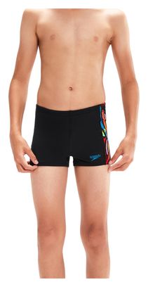 Speedo Eco+ Dig Panel Aquashort Schwarz Rot