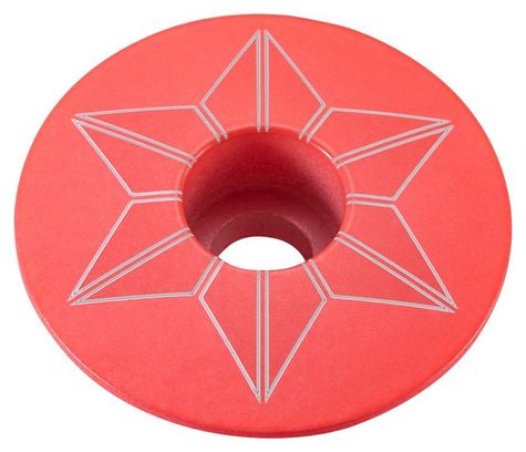 Supacaz Star Capz Hot Pink (power coated)