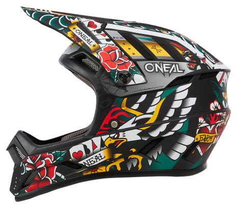 Casque Intégral O'Neal Backflip Inked Multicouleur