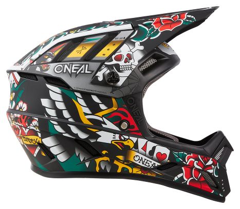 Casque Intégral O'Neal Backflip Inked Multicouleur