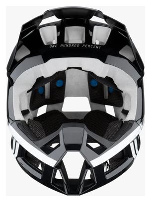 Integral 100% Trajecta Fidlock Helmet Black / White