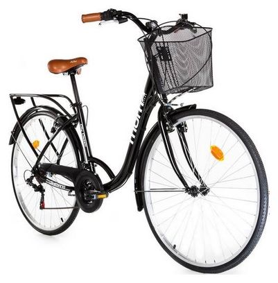 Bicicletta da Passeggio City Classic 28' Moma Bikes, Alluminio SHIMANO 18V