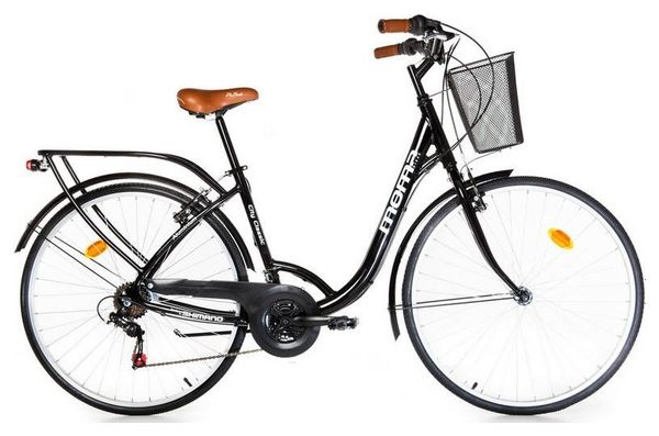 Moma Bikes City Classic 28 '' SHIMANO 18V City Bike Black