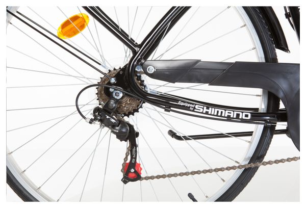 Velo de Ville Moma Bikes City Classic 28 SHIMANO 18V Noir Alltricks