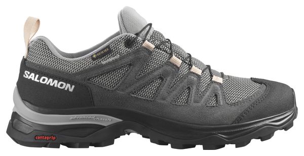 SALOMON X WARD LEATHER GTX レディース23.5cm Salomon X Ward Leather GTX Women's Hiking Shoes Grey | Alltricks.com