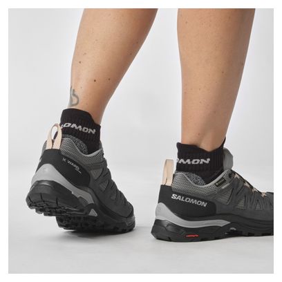 Salomon X Ward Leather GTX Women's Hiking Shoes Grey | Alltricks.com