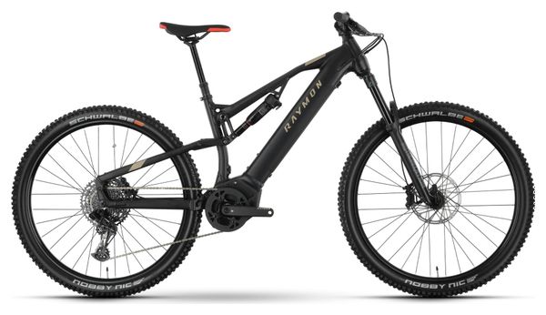 Raymon FullRay 150E 9.0 SE Volledig geveerde eMTB Sram SX Eagle 12S 630Wh 29'' Zwart 2024