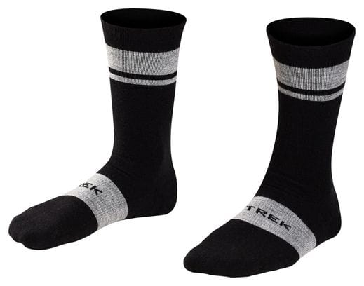 Chaussettes Trek Race en Laine Mérinos Noir Unisexe