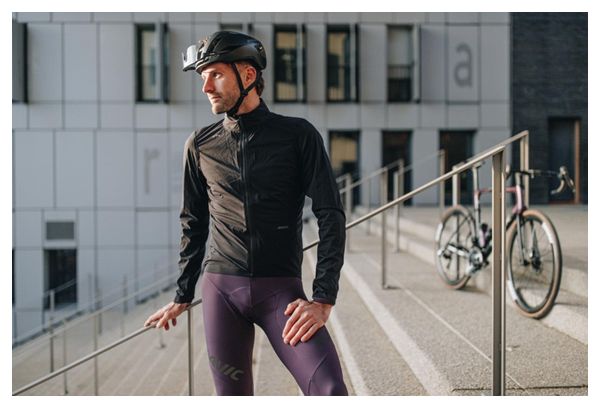 Chaqueta impermeable Mavic Cosmic H20 negra para hombre